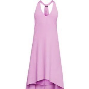 Sexy BCBGMAXAZRIA Drape Back Dress - Bright Orchid